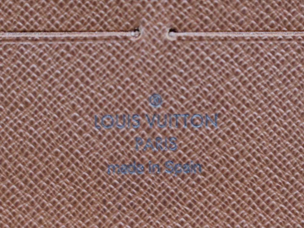 LOUIS VUITTON Zippy Organizer Brown Monogram Canvas Round Zipper Long Wallet